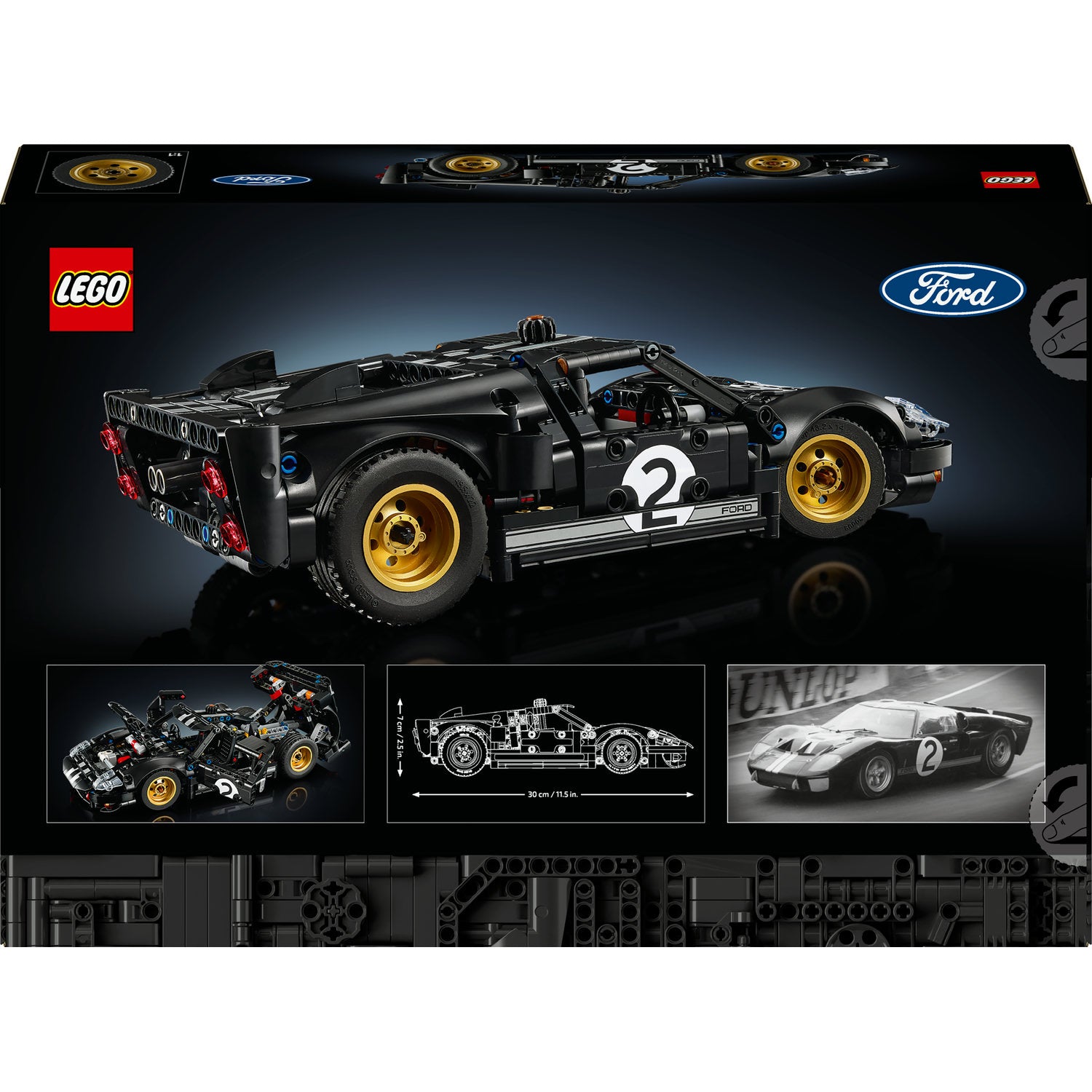 LEGO Technic 1966 Ford GT40 MKII 42223 race car Set name LEGO Technic 42223 Samochód wyścigowy 1966 Ford GT40 MKII