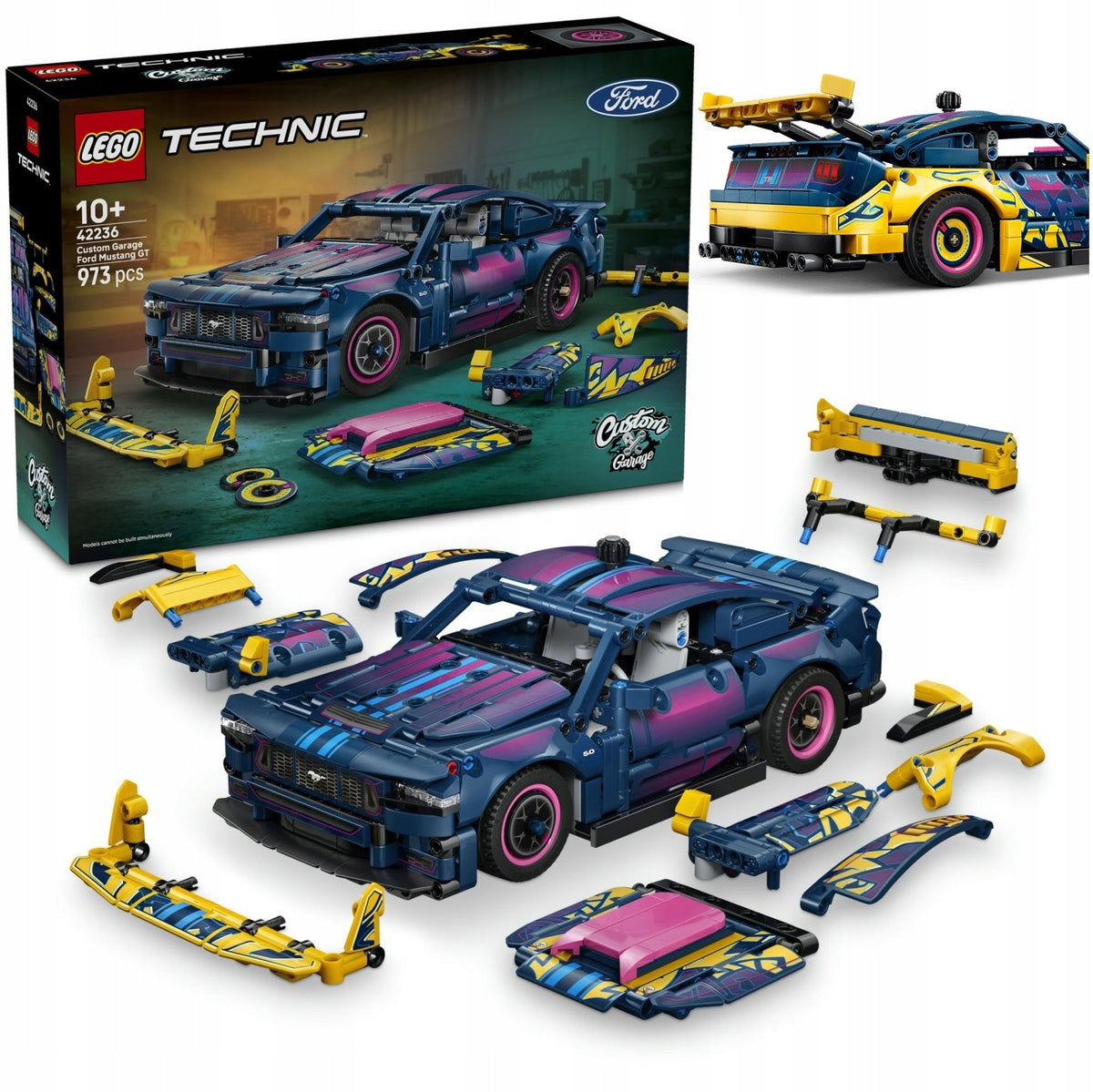 LEGO Technic 42236 Tuning workshop: Ford Mustang GT car