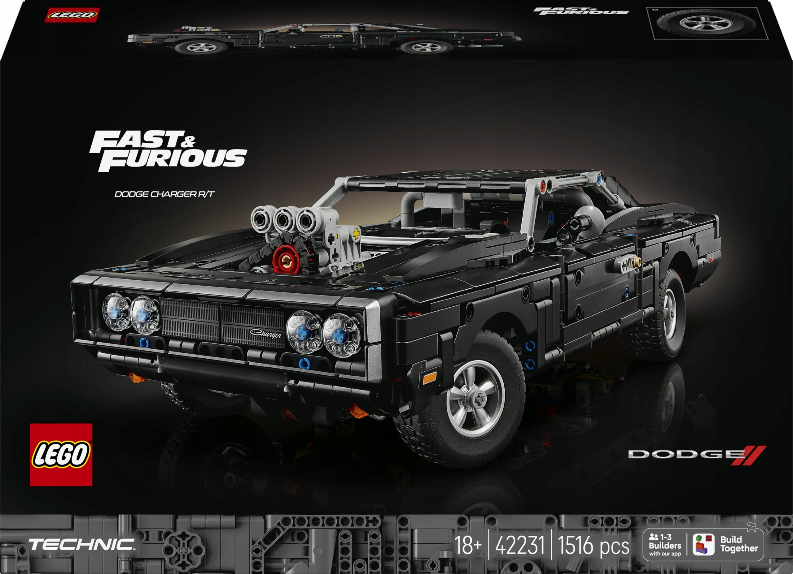 LEGO Technic Car Fast and Furious Dodge Charger R/T 42231