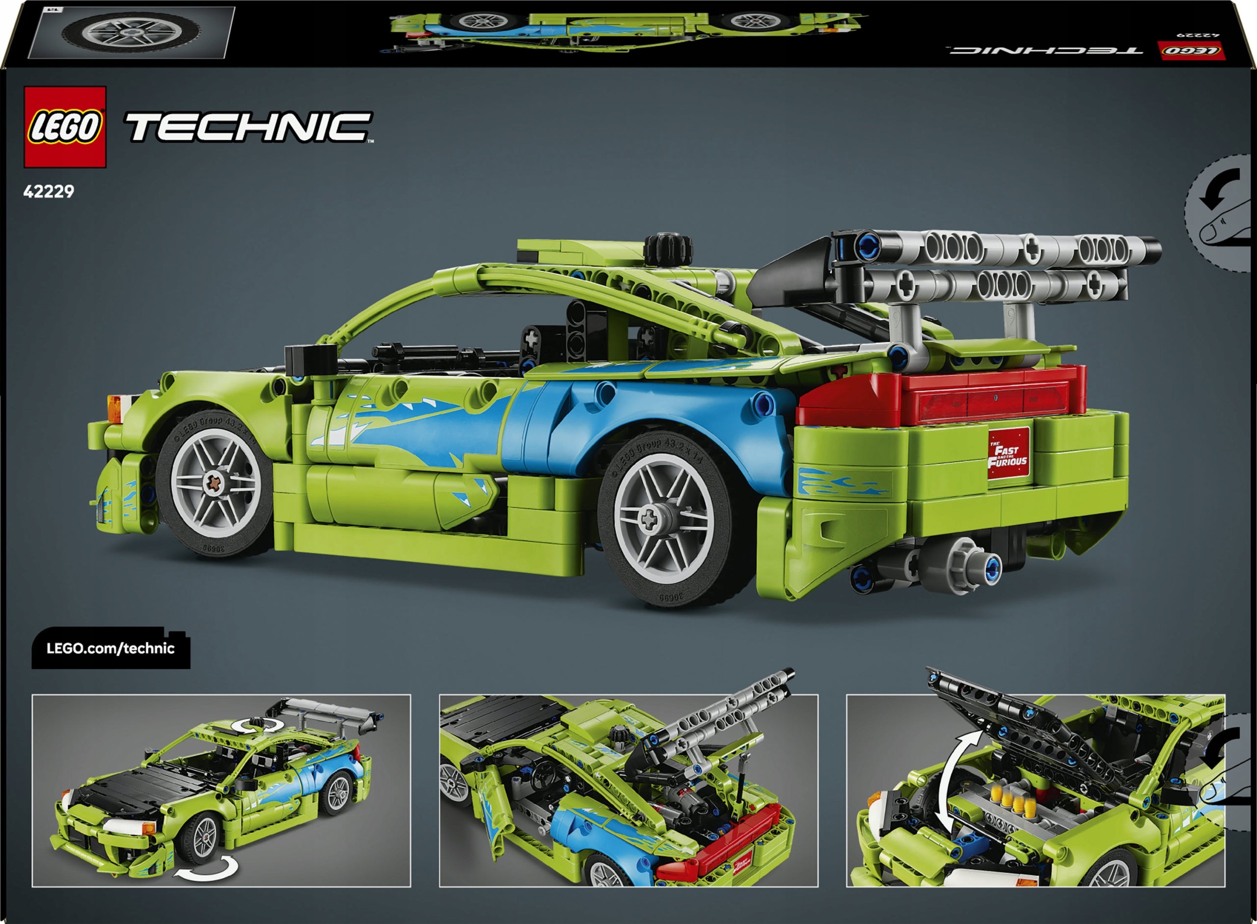 LEGO Technic Car Fast and Furious Mitsubishi Eclipse 42229 Set name LEGO Technic 42229 Samochód Fast and Furious Mitsubishi Eclipse