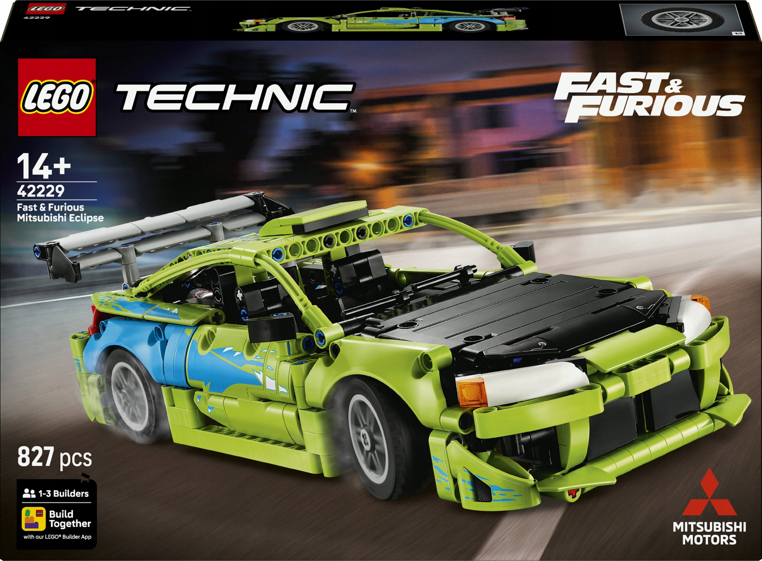 LEGO Technic Car Fast and Furious Mitsubishi Eclipse 42229