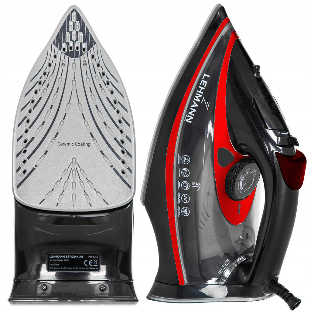 LEHMANN WIRELESS STEAM IRON 3000W CERAMIC STRONG Manufacturer code T-0004