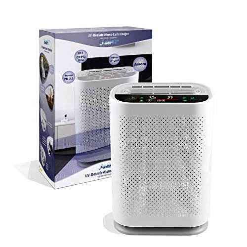 LEICKE Pure O² Air Purifier with UV Lamp, H13 HEPA 4in1 Filter
