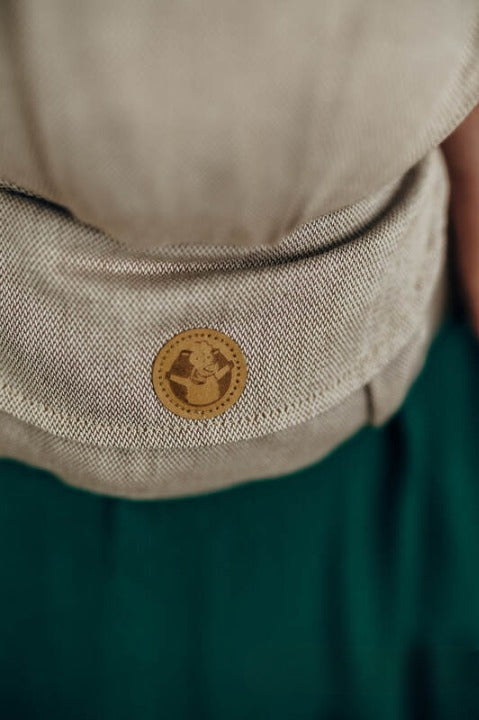 LENNYLAMB MY FIRST BABY CARRIER LENNYLIGHT PEANUT BUTTER 100% COTTON Brand Lennylamb