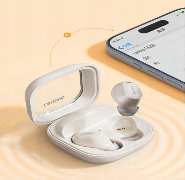LENOVO WIRELESS IN-EAR HEADPHONES IPX5 ANC AAC & SBC V5.4 Manufacturer code SLENEA200BK