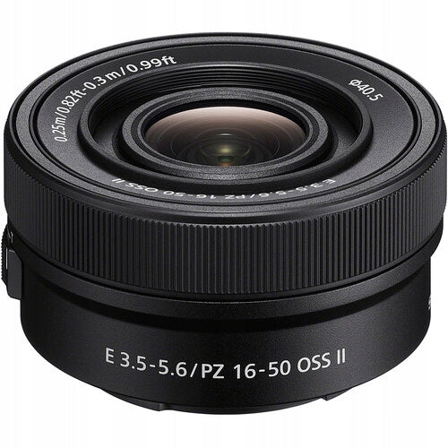 LENS SONY E PZ 16 – 50 mm F3.5 –5.6 OSS II SELP16502 wer.II matt