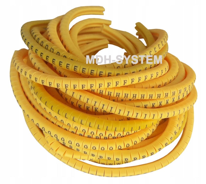 LETTER CABLE MARKER WIRE MARKERS LETTERS A-Z 1040 PIECES Manufacturer no brand
