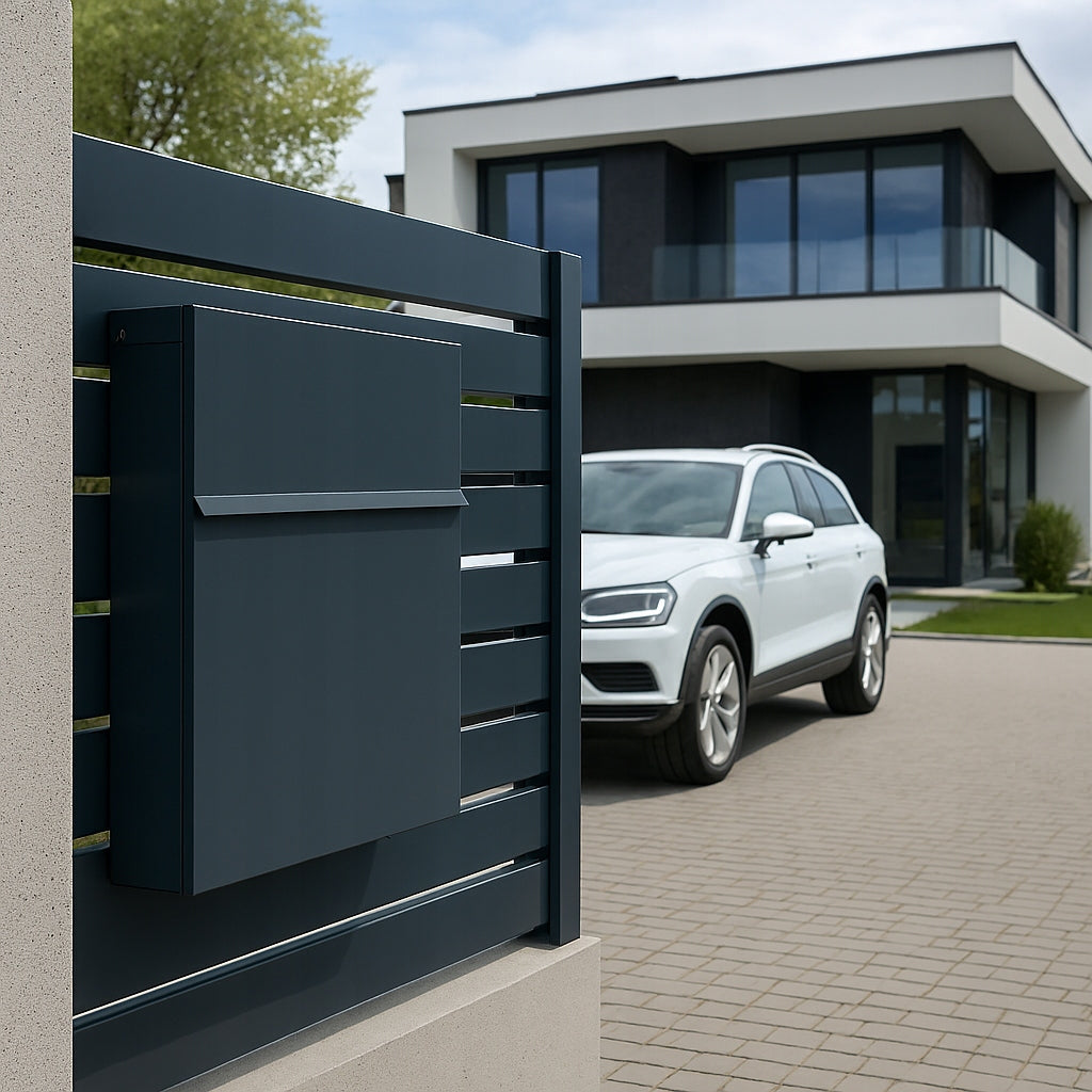 LETTERBOX ANTHRACITE MAIL MODERN GRAPHITE PREMIUM 3 KEYS Manufacturer code Skrzynka na listy Paula0M