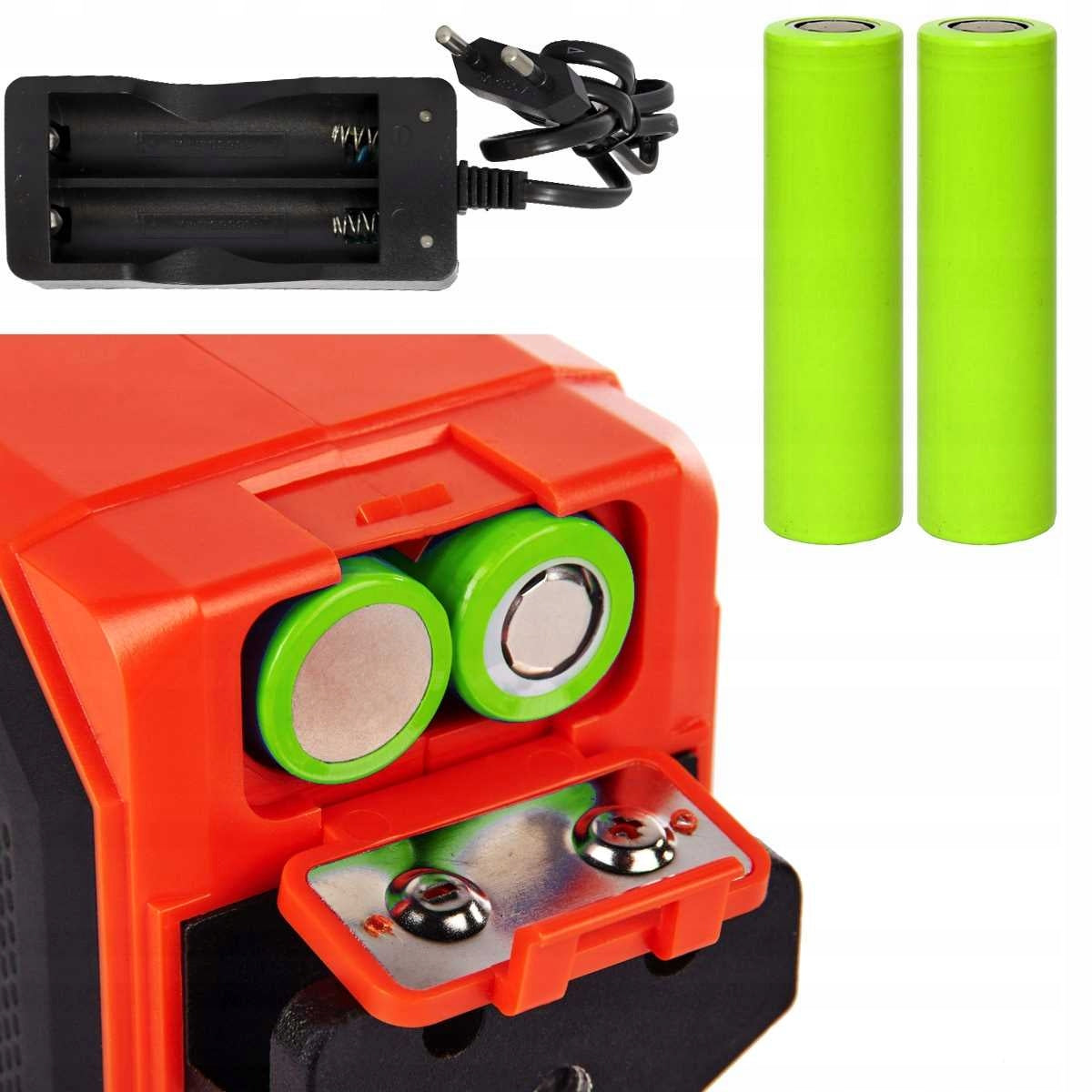 LEVEL LASER CROSS LASER 360 SELF-LEVELING 4D PRO GREEN Power supply rechargeable battery