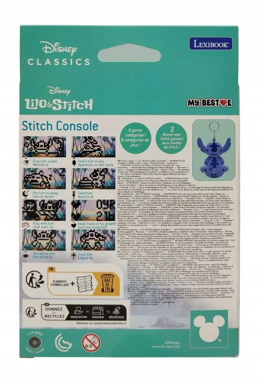LEXIBOOK Disney STITCH My Best-E Tamagotchi console Manufacturer code 106-964