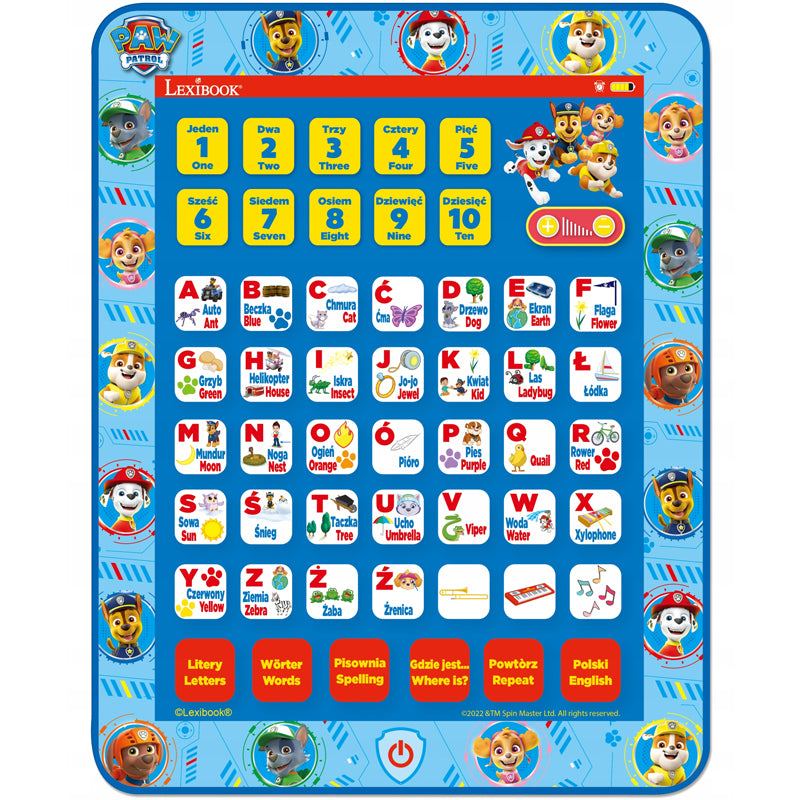 LEXIBOOK Paw Patrol Educational Tablet Bilingual JCPAD002PAi17 for Kids