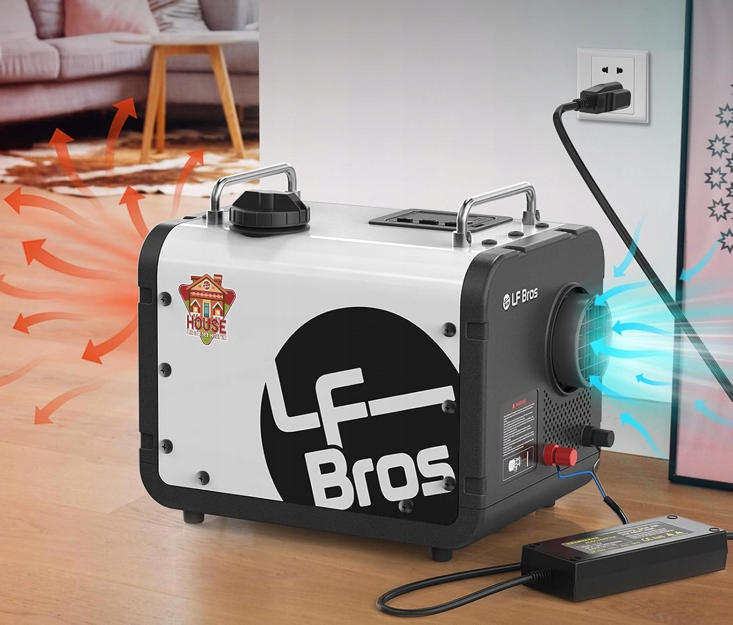 LF Bros parking heater diesel 5 kW 12/24/230 V LCD remote control for motorhome Brand no brand