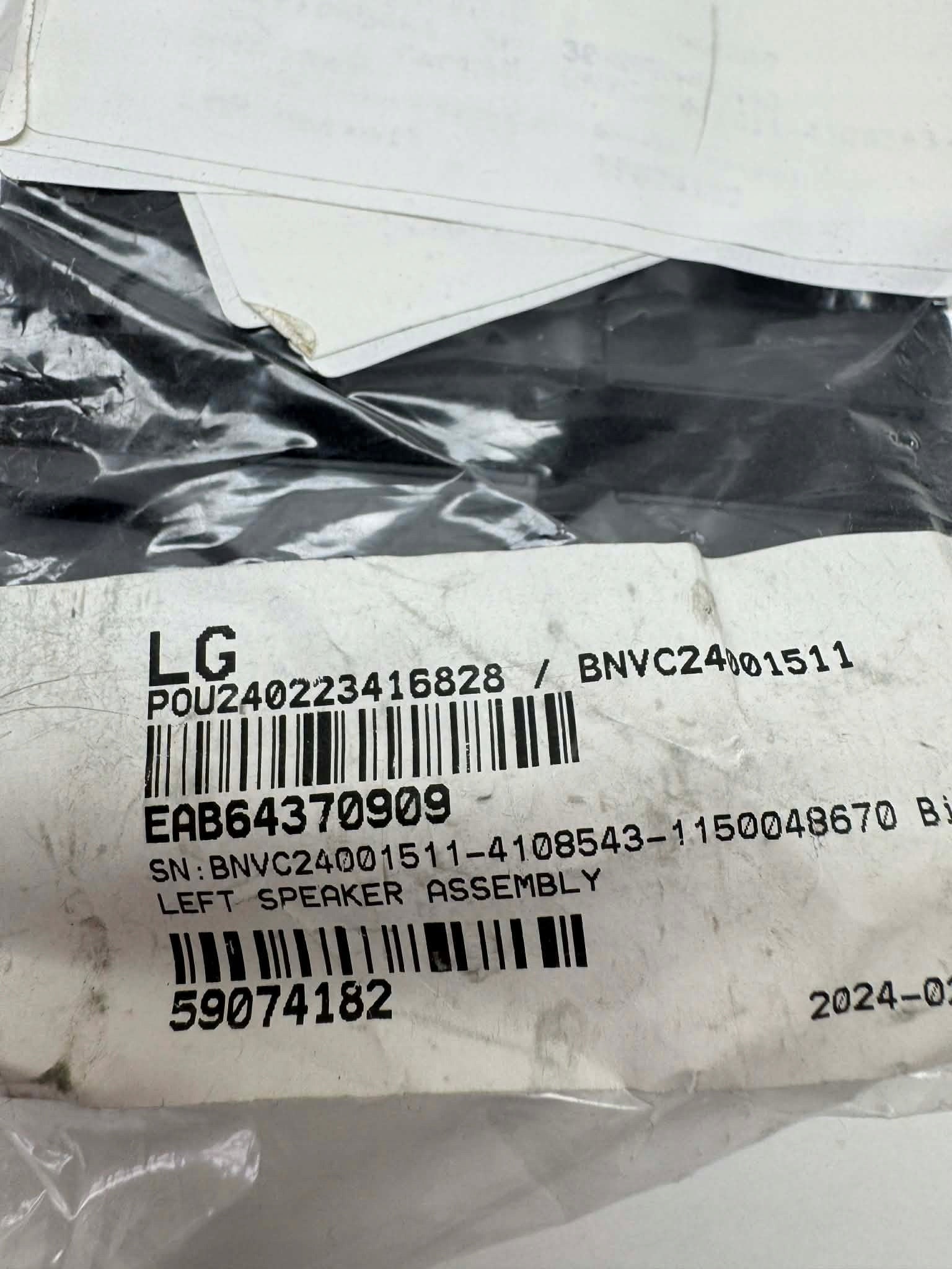 LG EAB64370909 TV speaker Packaging status original
