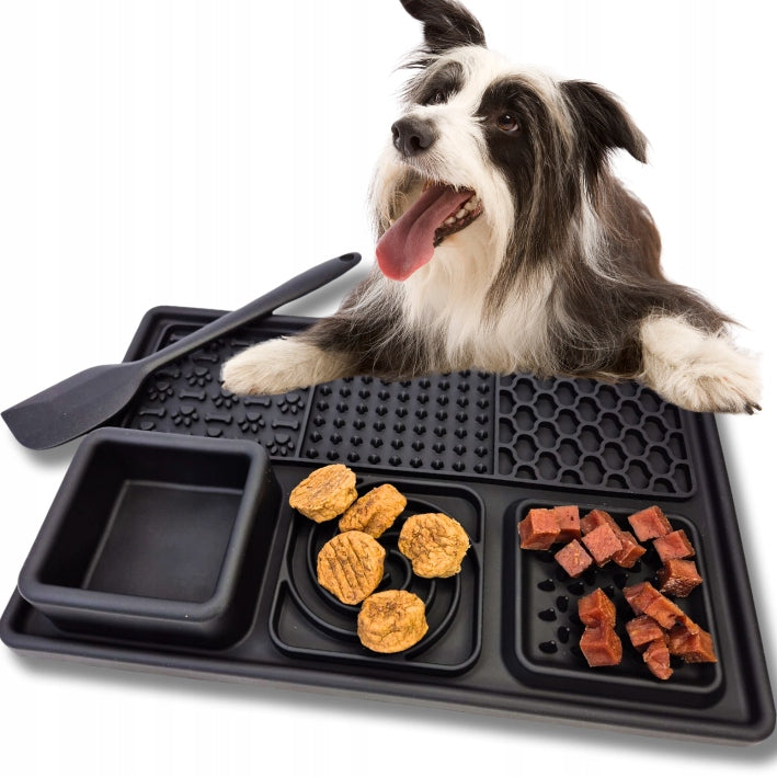 LICK MAT anti-stress slowing down eating 30x20 + spatula