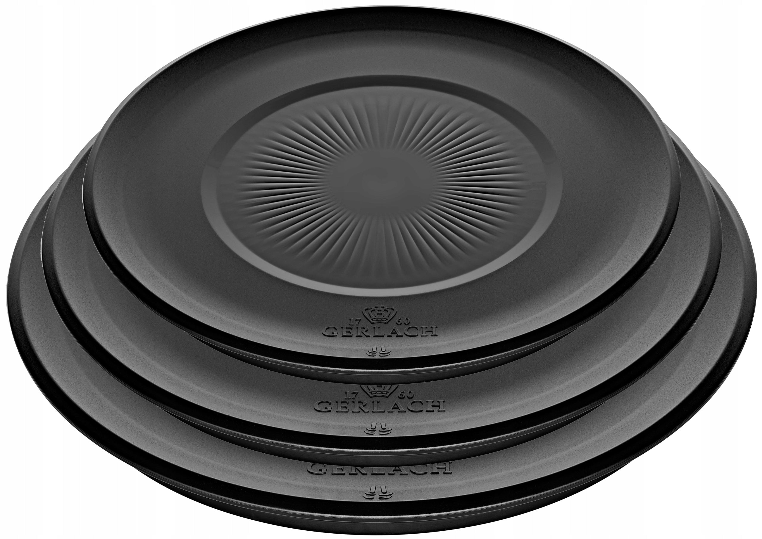 LIDS FOR STORAGE POT GERLACH SMART 3EL 16/18/20 CM BLACK Manufacturer code NK994
