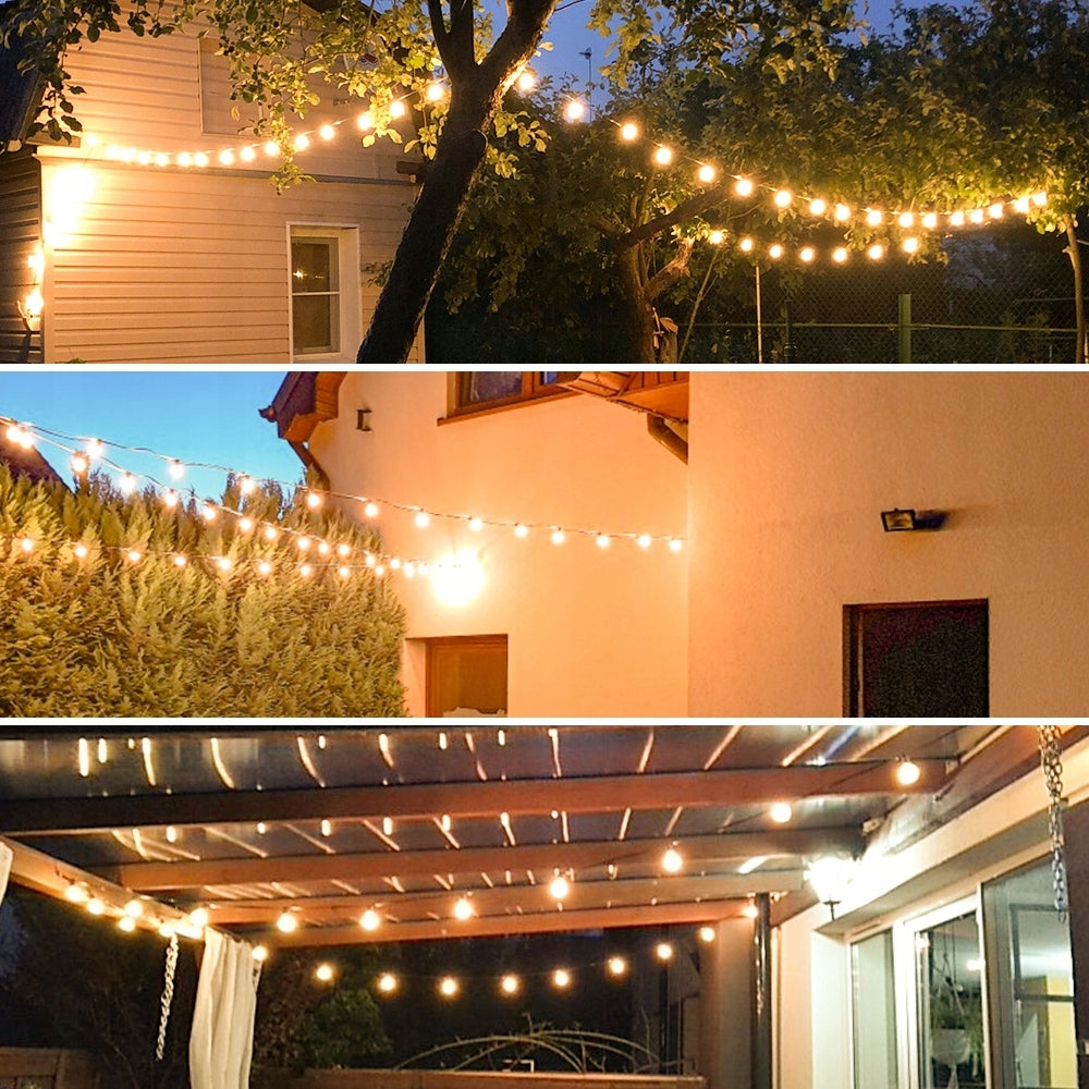 LIGHT GARLAND Garden Lights 26 METERS 50 LED Outdoor Lights BALCONY Packaging status original