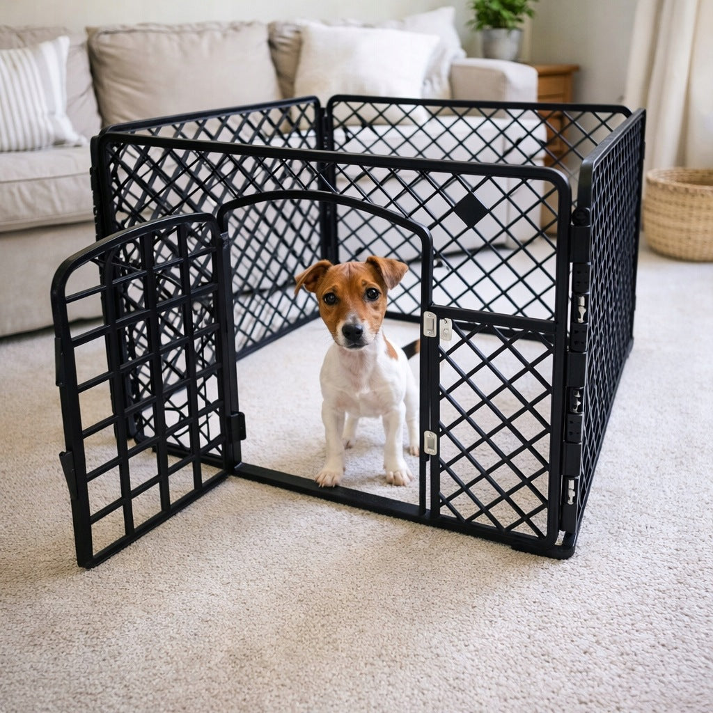 LIGHT PLAYPEN FOR ANIMALS DOG CAT RABBIT FARM CATWALK CAGE 90x90x60cm Packaging status original