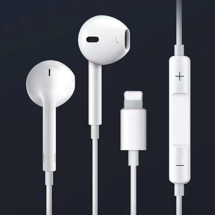 LIGHTNING WIRED EARBUDS FOR IPHONE XS XR 11 12 13 14 PRO MAX Packaging status original
