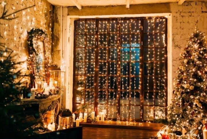 LIGHTS LIGHT CURTAIN 150 LED 1,5X3M WHITE WARM