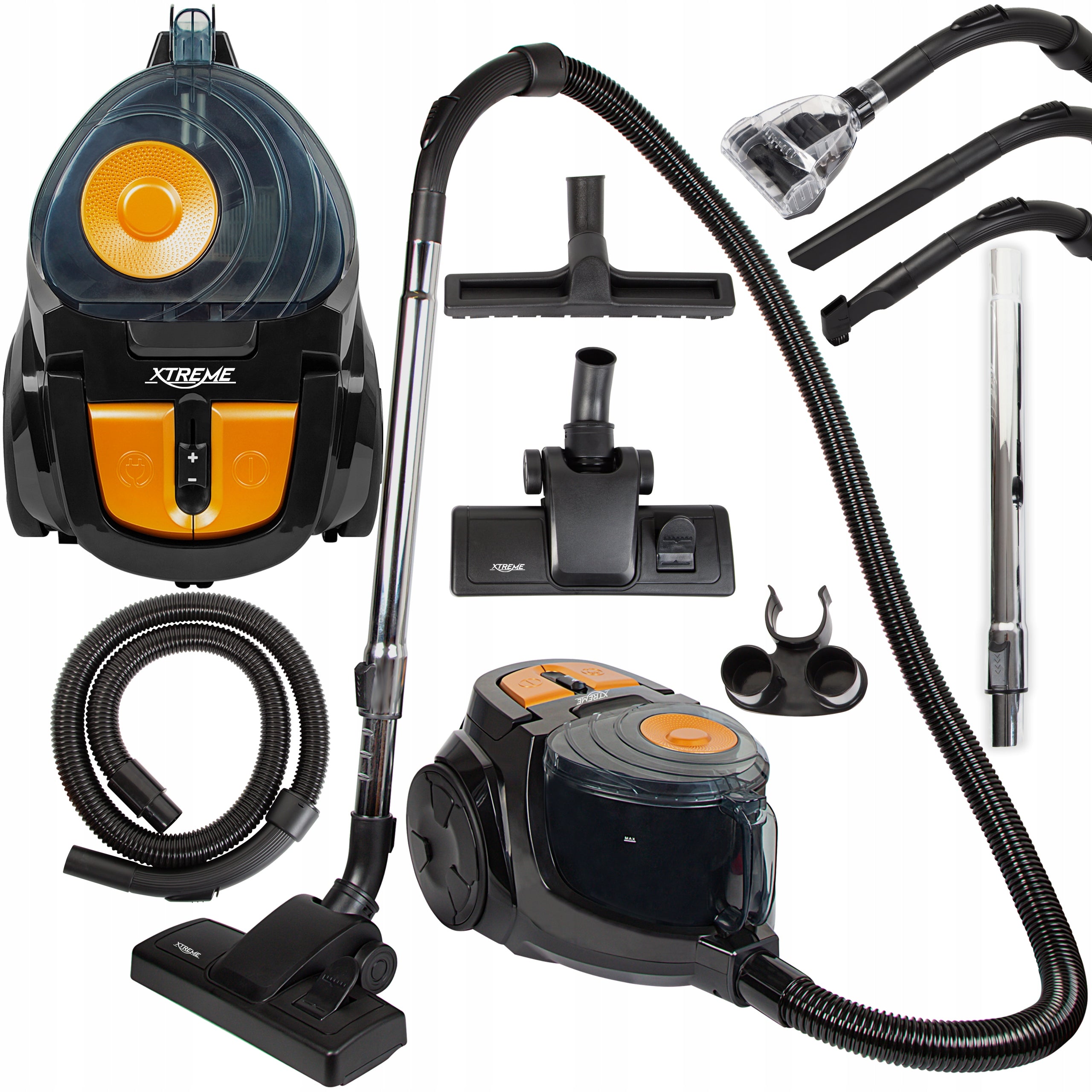 LIGHTWEIGHT POWERFUL BAGLESS VACUUM CLEANER CYCLONE HOME TURBO BRUSH HEPA FILTER