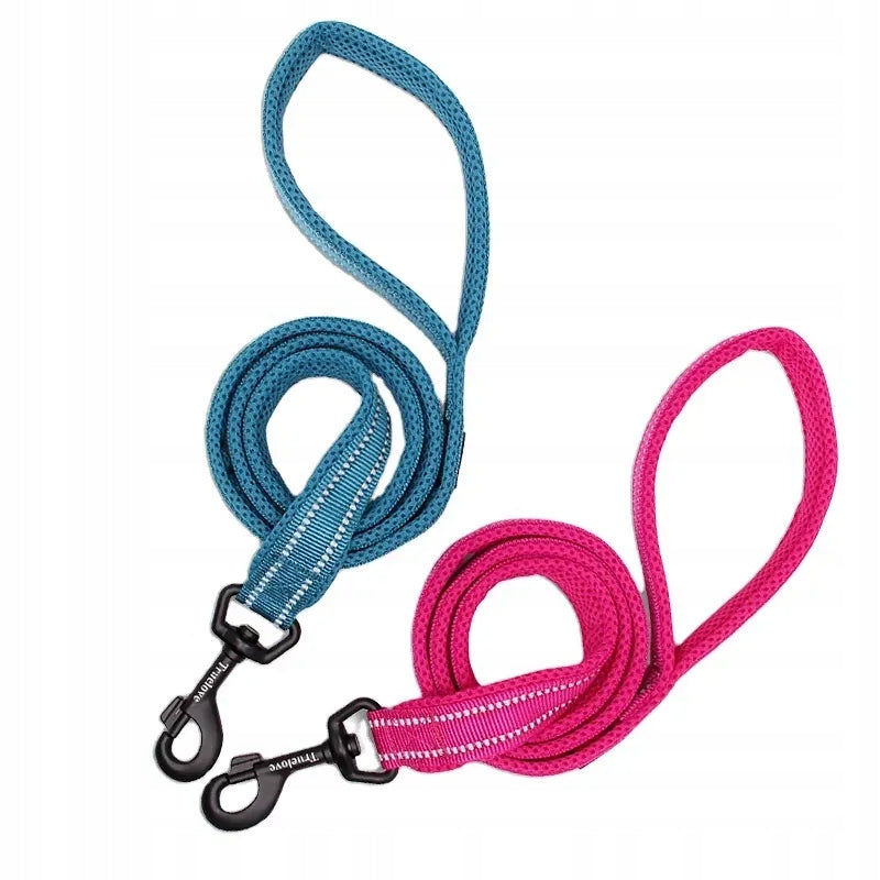 LIGHTWEIGHT dog leash REFLECTIVE ROSES Truelove 200cm S Brand Truelove