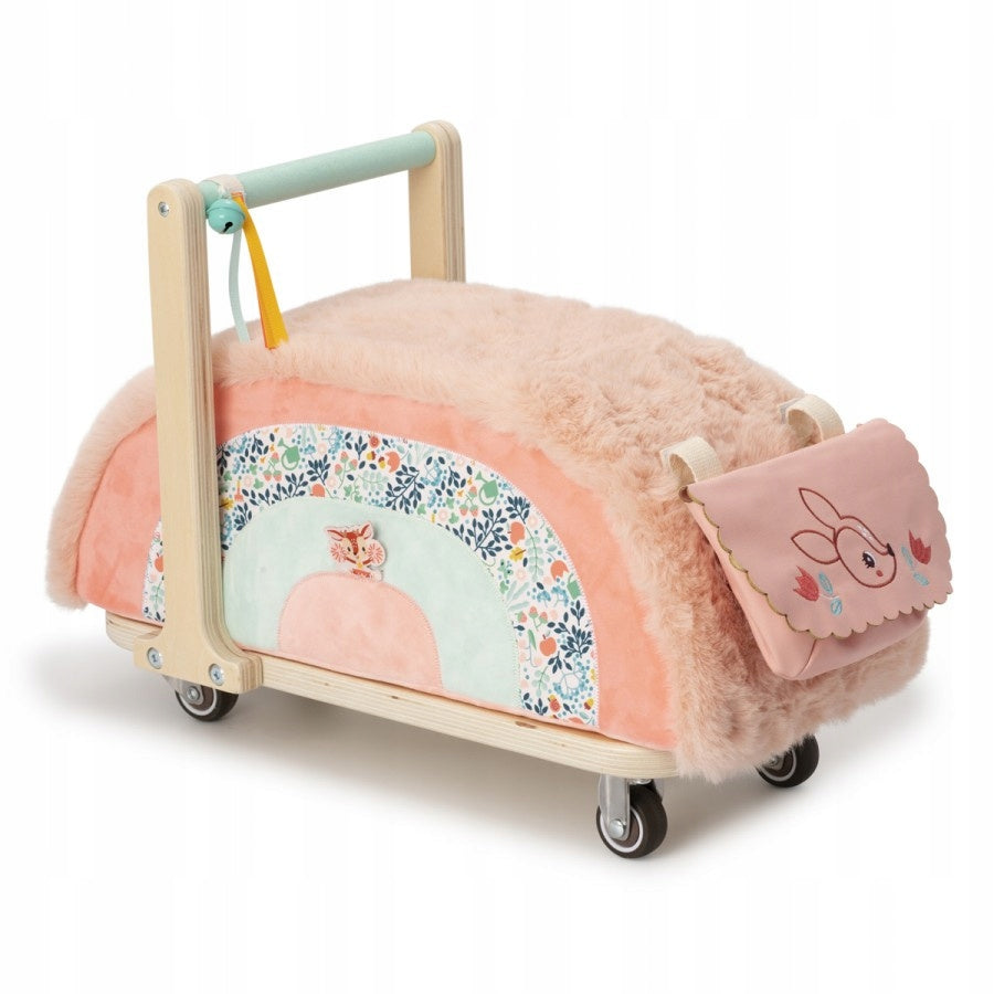 LILLIPUTIENS 2-in-1 wooden rider with soft seat and bag 12