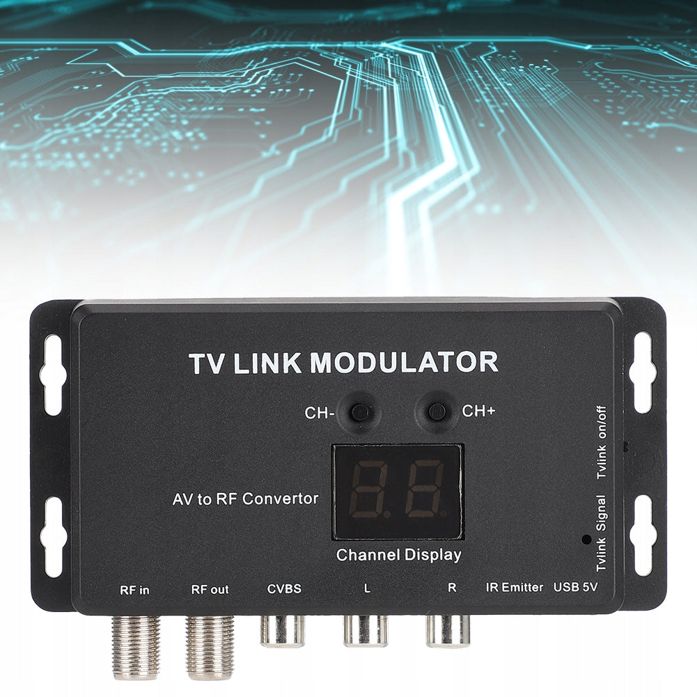 LINK MODULATOR KONWERTER AV NA RF IR TM70 UHF TV Packaging status original