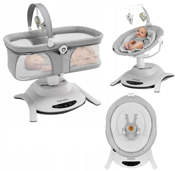 LIONELO BELLA SET 2IN1 LOUNGER ROCKER GONDOLA BABY COT Brand Lionelo