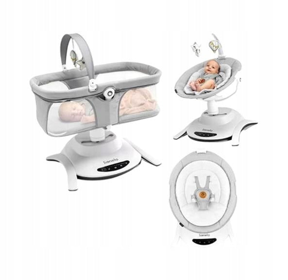 LIONELO BELLA SET 2IN1 LOUNGER ROCKER GONDOLA BABY COT
