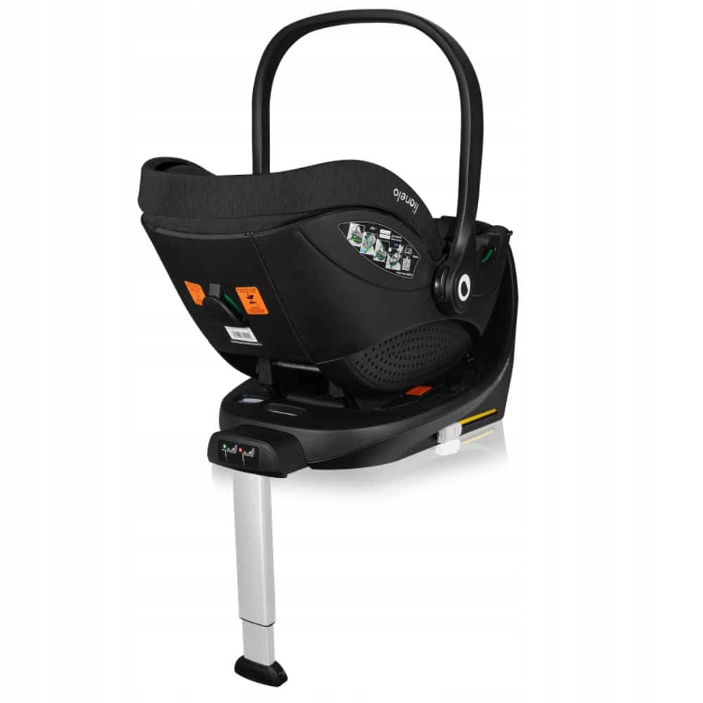 LIONELO MOXIE i-SIZE SET – Seat with Isofix Base | CARBON BLACK Brand Lionelo