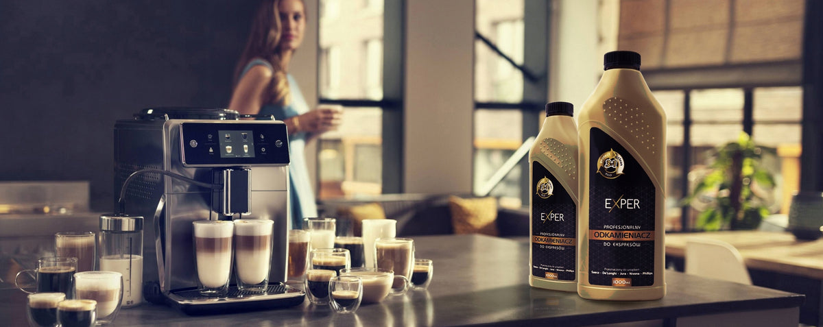 LIQUID DESCALER FOR COFFEE MACHINES UNIVERSAL EFFECTIVE STRONG 3x1L EAN (GTIN) 5905289485645