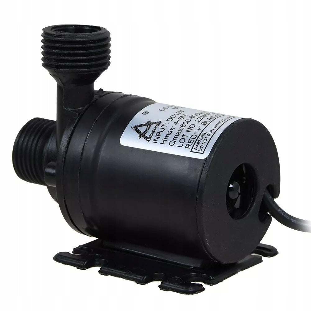 LIQUID WATER FLOW PUMP 800L/H 12V 18W BRUSHLESS PUMP