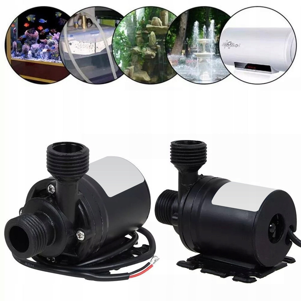 LIQUID WATER FLOW PUMP 800L/H 12V 19W Pump capacity l/h 501 - 1000 l/h