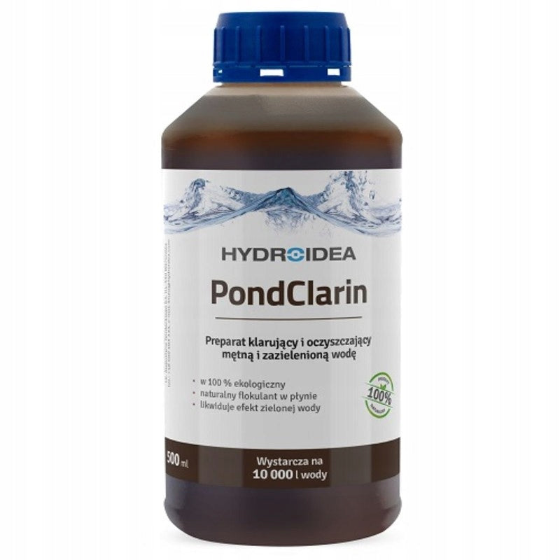 LIQUID for cloudy pond water CLARIFICATION Hydroidea PondClarin 0.5L per 10 m3 Brand Hydroidea