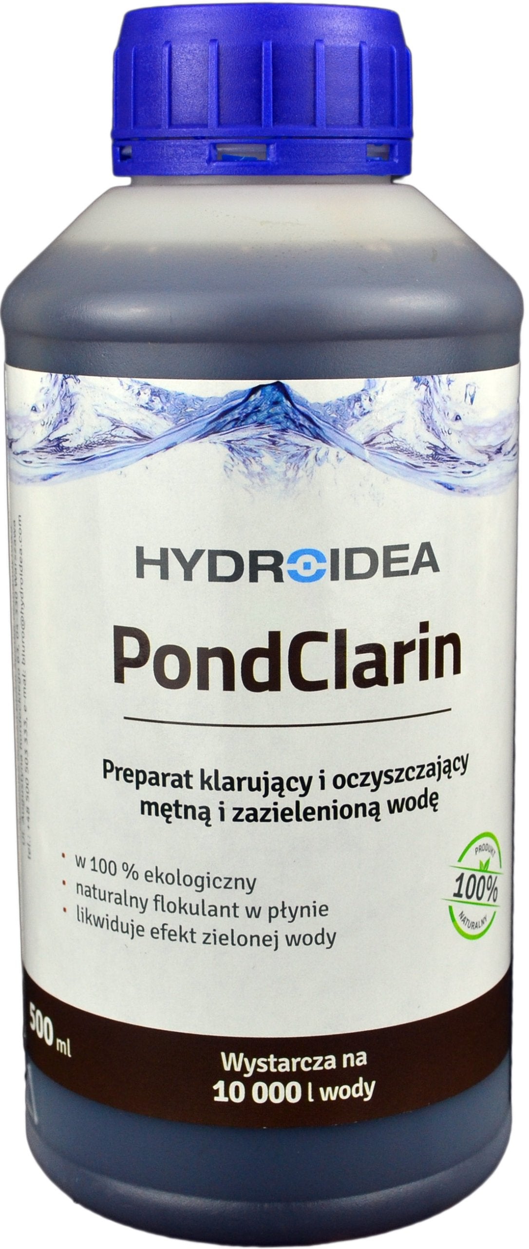 LIQUID for cloudy pond water CLARIFICATION Hydroidea PondClarin 0.5L per 10 m3 Packaging status original