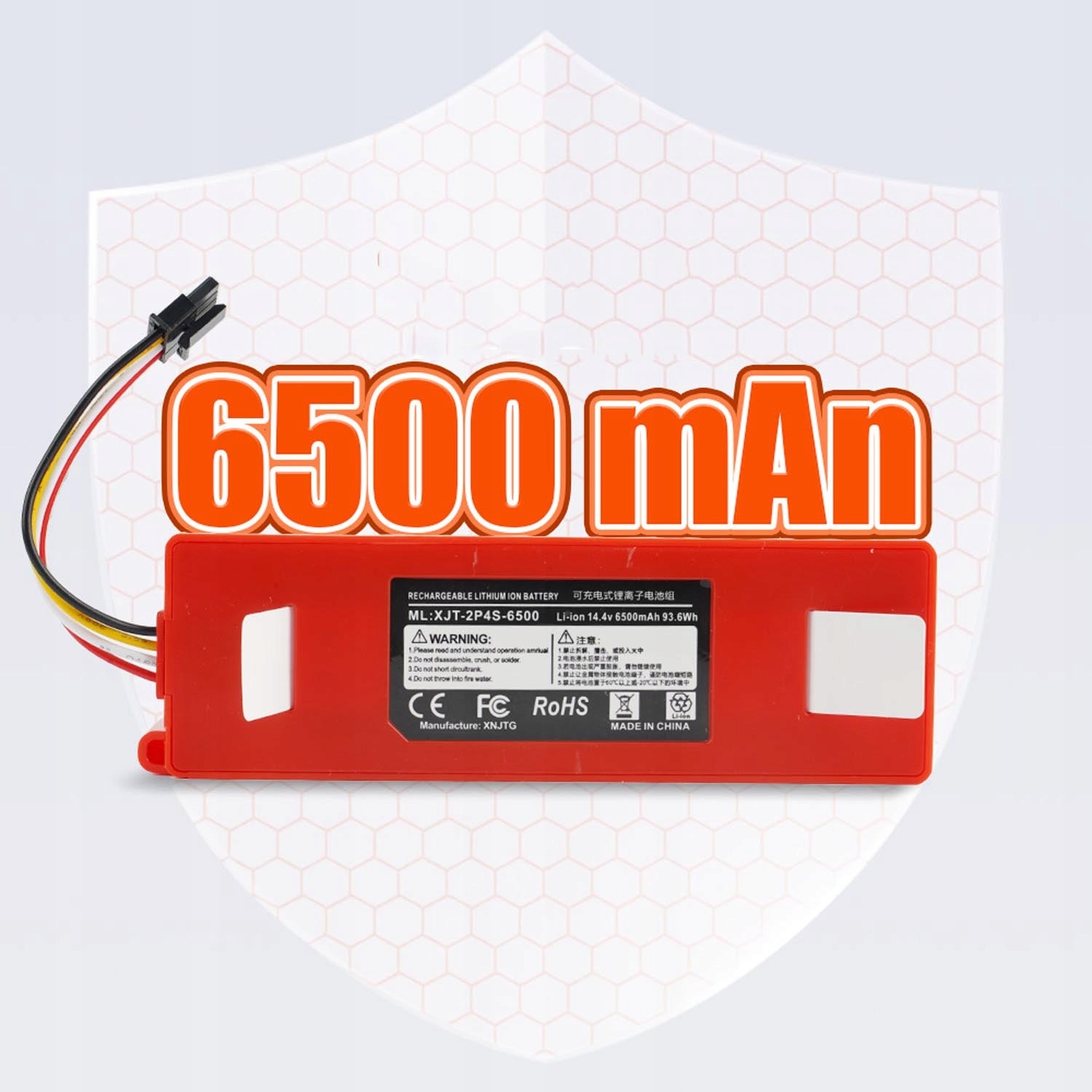 LITHIUM BATTERY FOR XIAOMI ROBOROCK VACUUM CLEANERS 6500MAH 14,4V BATTERY Manufacturer no brand