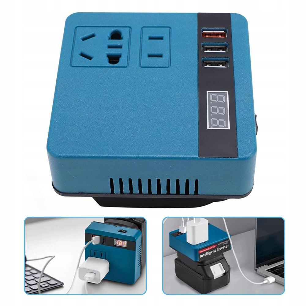 LITHIUM BATTERY INVERTER FOR LITHIUM BATTERIES FOR 18V 120W TOOLS Packaging status original