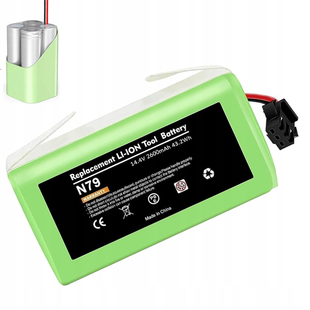 LITHIUM-ION BATTERY FOR ROBOT VACUUM CLEANER 14,4V 2600MAH REPLACEMENT BATTERY Manufacturer no brand