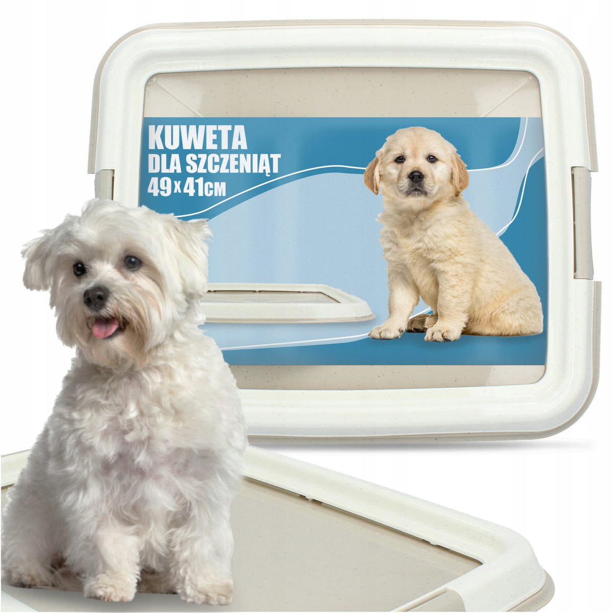 LITTER BOX PSA 49x41cm TOILET Mat PUPPY Foundation LEARNING PEEING 4R