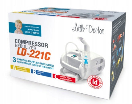 LITTLE DOCTOR LD-221C Compressor inhaler nebulizer 1 piece Packaging status original