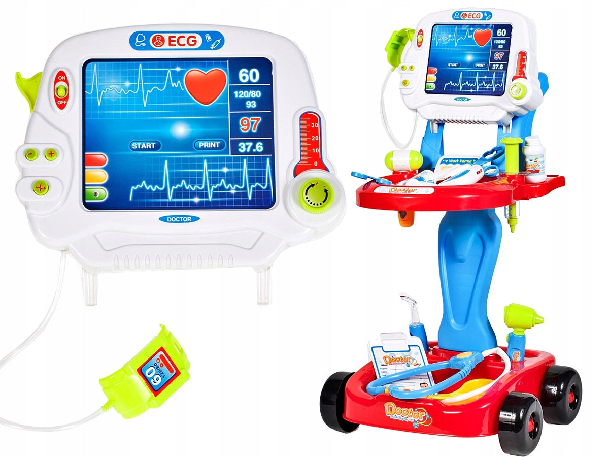 LITTLE DOCTOR MEDICAL KIT ON ECG STROLLER