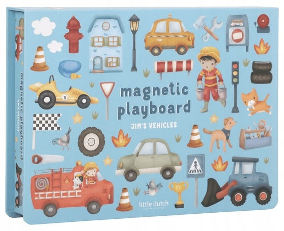LITTLE DUTCH MAGNETIC EDUCATIONAL PUZZLE FOR CHILD VEHICLES Packaging status original