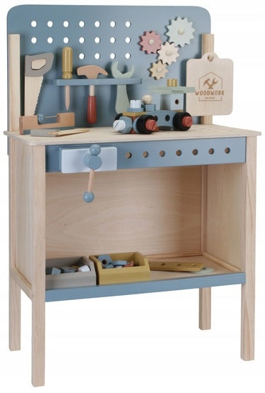 LITTLE DUTCH WOODEN WORKSHOP WITH TOOLS