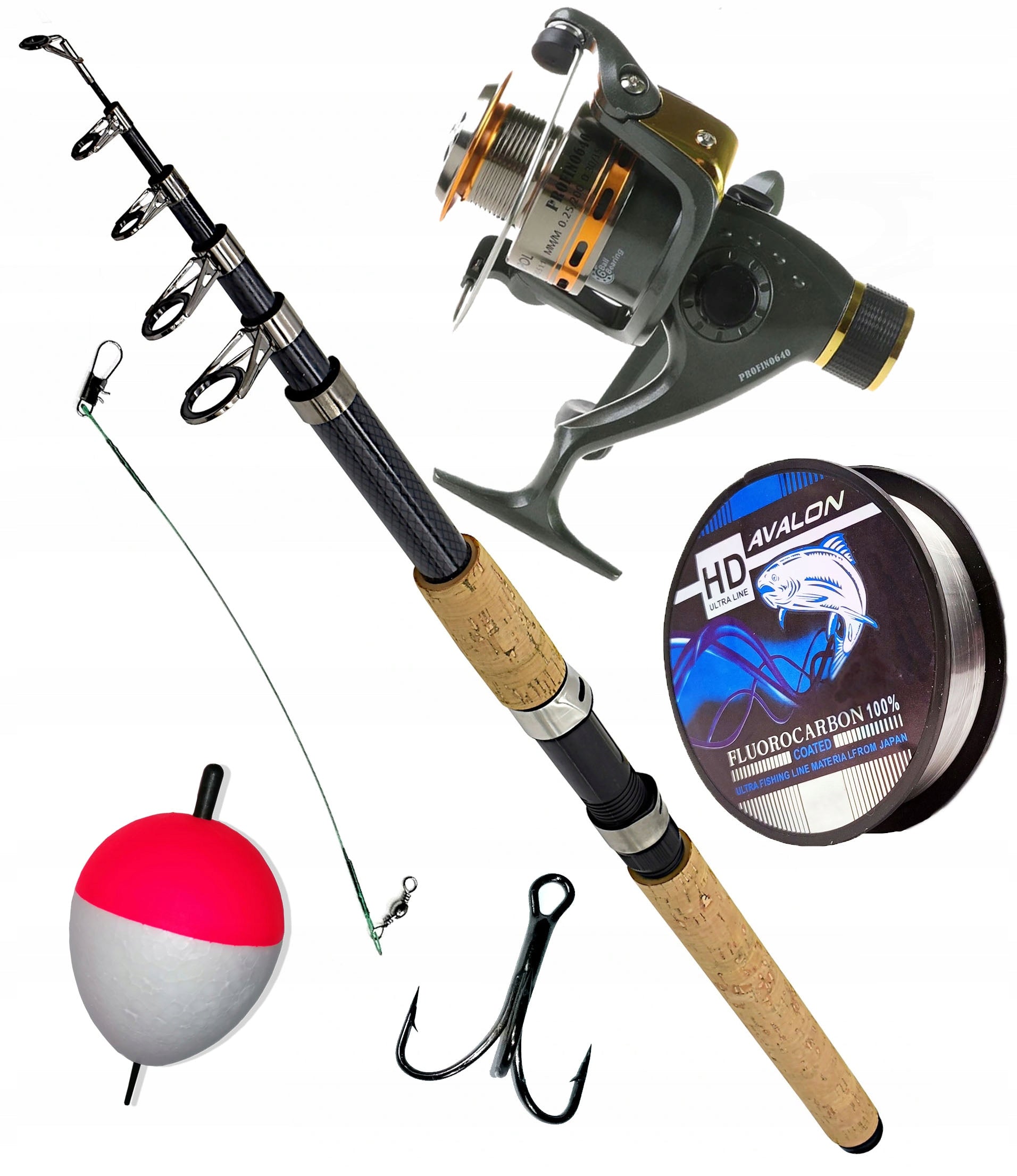 LIVE SPINNING SET Pike reel rod