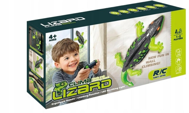 LIZARD REMOTE CONTROLLED WALKING ON THE WALLS GECKO ON THE REMOTE CONTROL GLOWS Manufacturer code 5906752912149