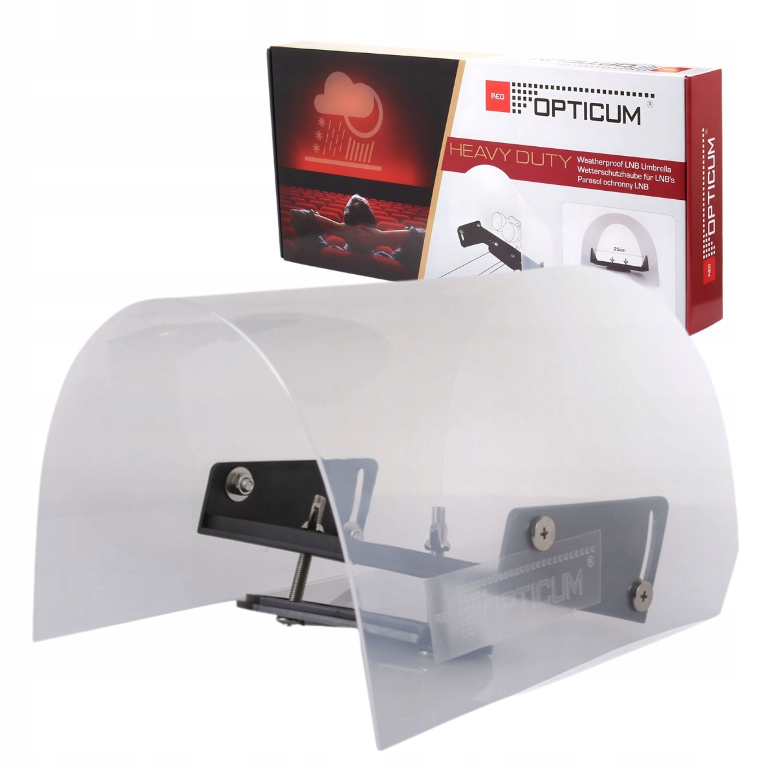 LNB Converter Cover OPTICUM Heavy Duty Satellite Monoblock 4 LNB