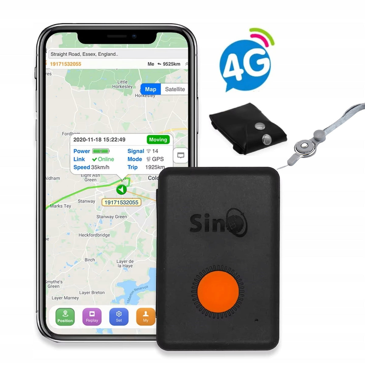 LOCATOR GPS SINOTRACK ST904L FOR CAR SAUCE APP WITHOUT SUBSCRIPTION 4G Manufacturer code Lokalizator GPS SINOTRACK ST904L 4G V2