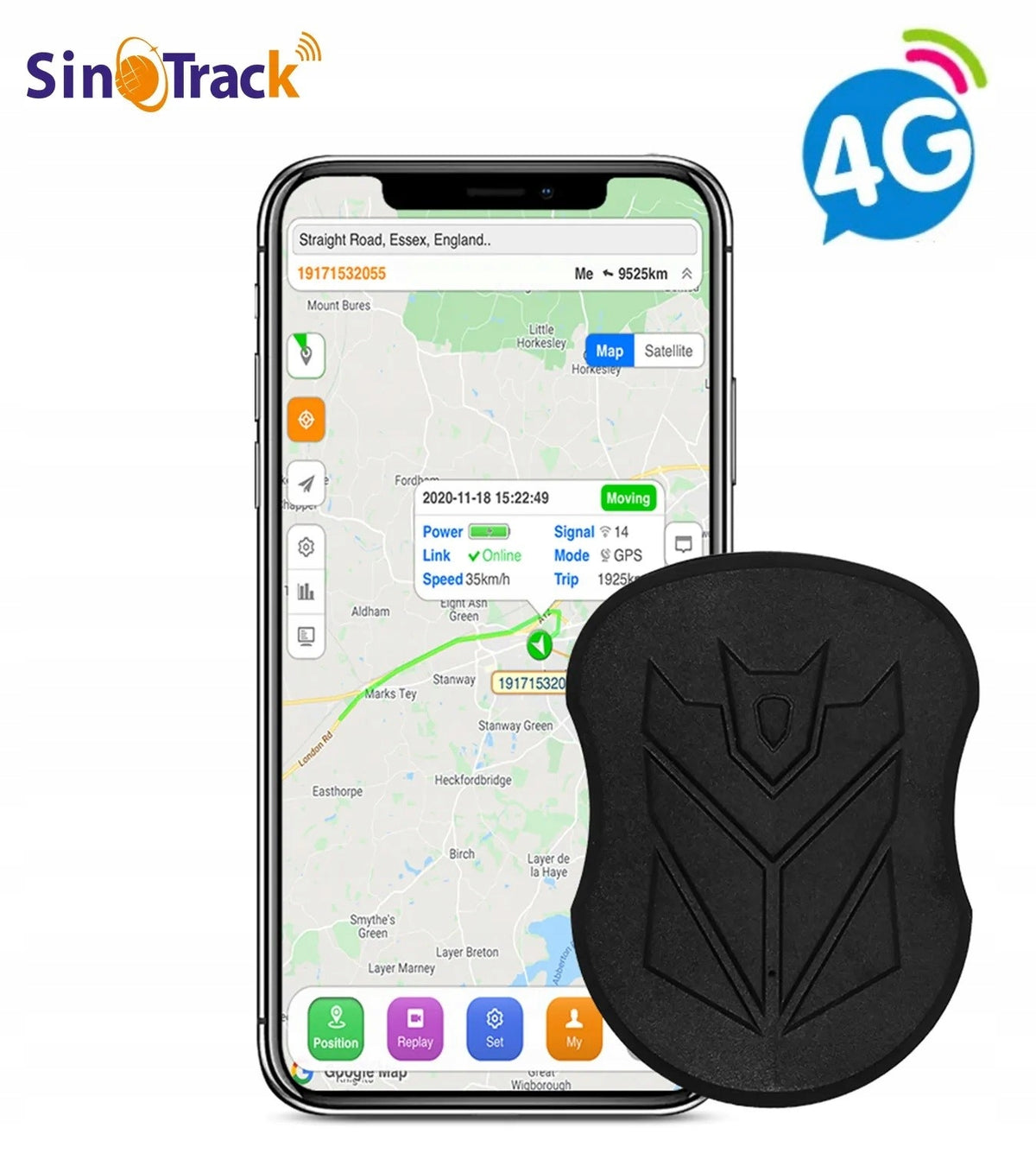 LOCATOR GPS SINOTRACK ST905 MAGNET EAVESDROPPING APP WITHOUT SUBSCRIPTION FEES 4G Manufacturer code Lokalizator GPS SINOTRACK ST905 4G V4