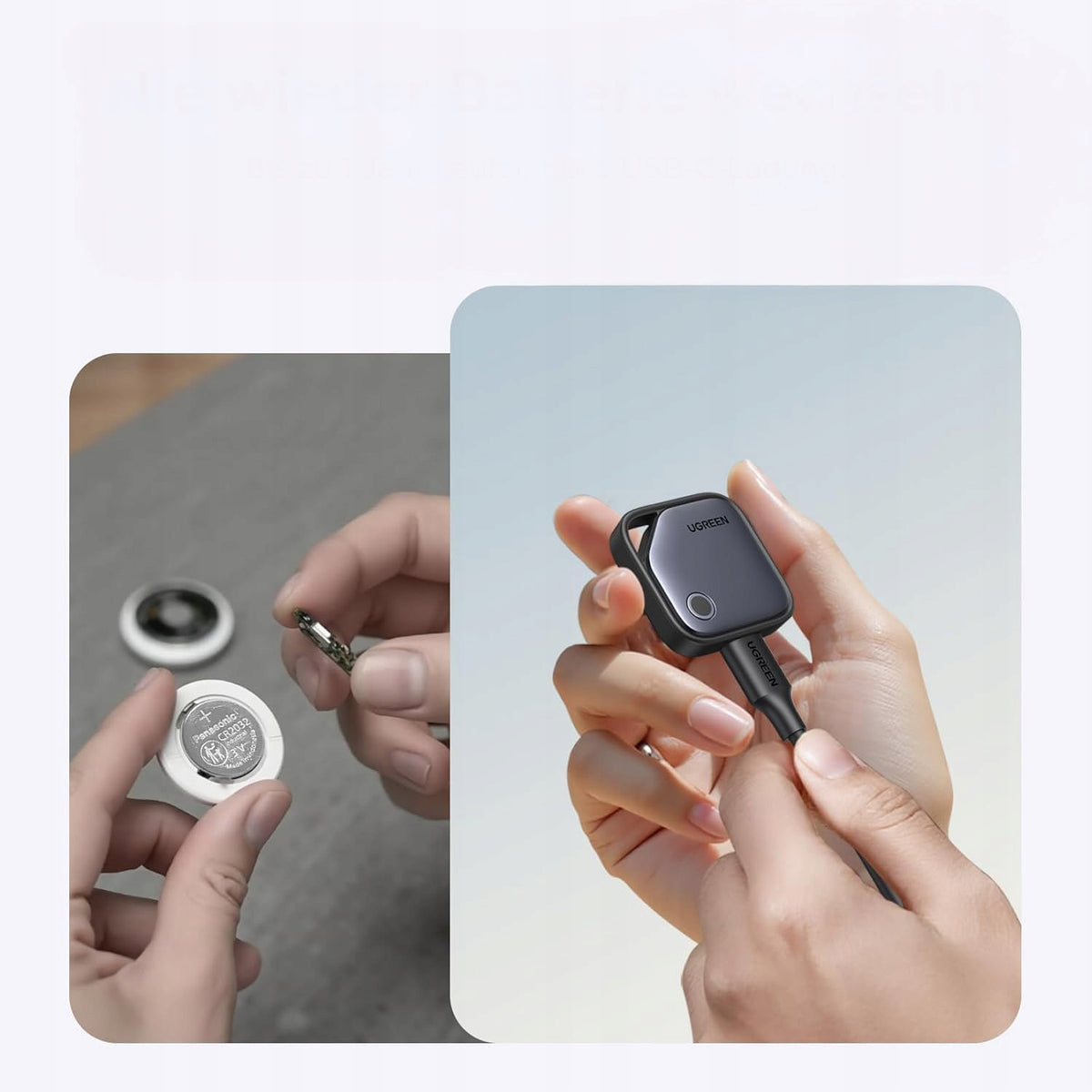 LOCATOR UGREEN FINETRACK USB-C 4 PCS. APPLE FIND MY Manufacturer code 45297X