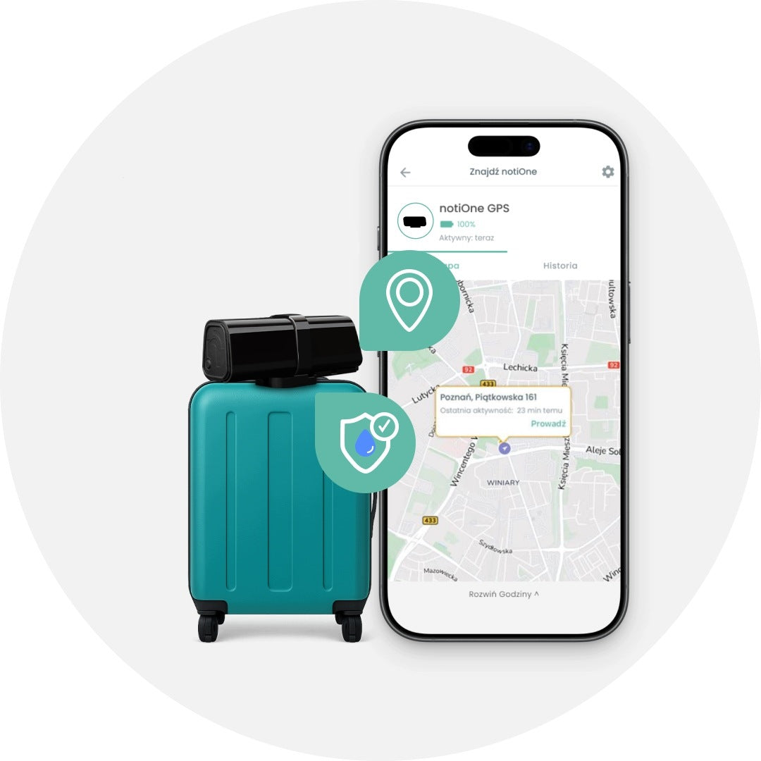 LOCATOR notiOne GPS PLUS LIFETIME e-TOLL TRANSFER TO THE BIKE CAR +ETUI Manufacturer code GPS Plus
